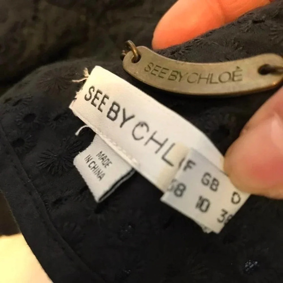 See By Chloe Lace Jacket/Blazer Size S/M - Picture 5 of 12